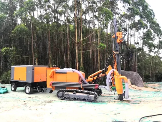 Hot Sale Dust Collection Hydraulic/Diesel Crawler/Rubber Track DTH Drilling/Drill Machine Use in Mining/Quarry/Blasting Engineering